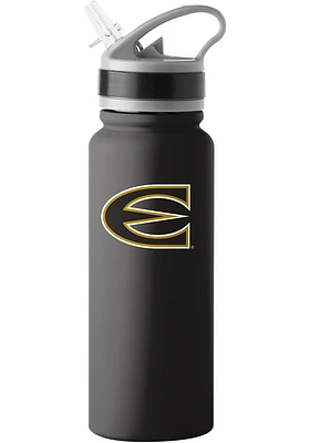Emporia State Hornets 25 OZ Flip Top Stainless Steel Bottle - Black