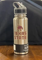 Logo Brands Texas State Bobcats 25 OZ Flip Top Stainless Steel Tumbler - Maroon