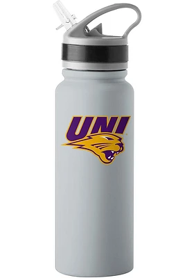 Northern Iowa Panthers 25 OZ Flip Top Stainless Steel Bottle - Purple