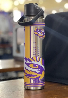 Logo Brands LSU Tigers 26 OZ Hero Ultra Stainless Steel Tumbler - Purple