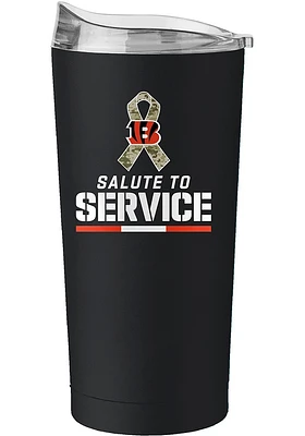 Cincinnati Bengals Salute to Service Stainless Steel Tumbler - Black