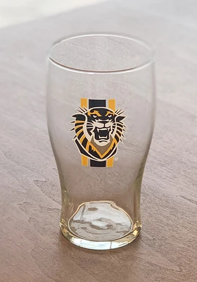 Fort Hays State Tigers 20 OZ Half Stripe Pint Glass - Black