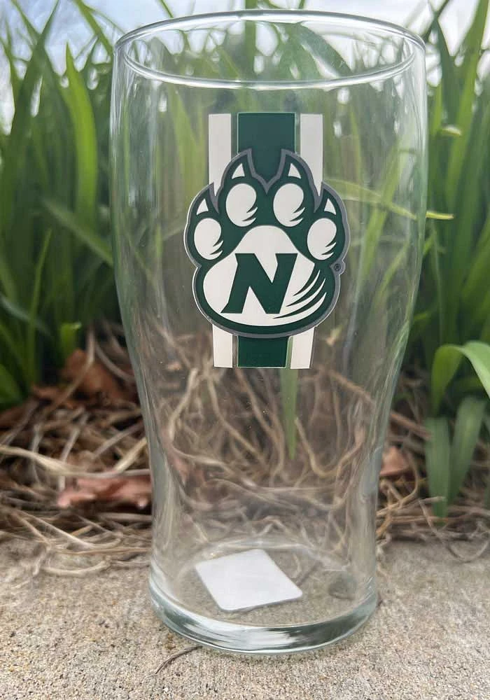 Northwest Missouri State Bearcats 20 OZ Half Stripe Pint Glass - Green