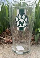 Northwest Missouri State Bearcats 20 OZ Half Stripe Pint Glass - Green