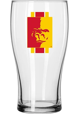 Pitt State Gorillas 20 OZ Half Stripe Pint Glass - Blue