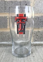 Texas Tech Red Raiders 20 OZ Half Stripe Pint Glass - Red