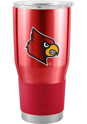 Logo Brands Louisville Cardinals Gameday 30oz Stainless Steel Tumbler - Red