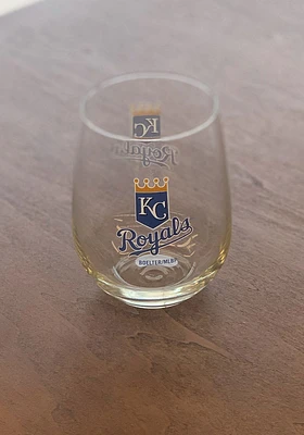 Kansas City Royals 16OZ Stemless Wine Glass - Blue