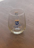 Kansas City Royals 16OZ Stemless Wine Glass - Blue