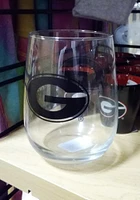 Georgia Bulldogs 16OZ Stemless Wine Glass - Red