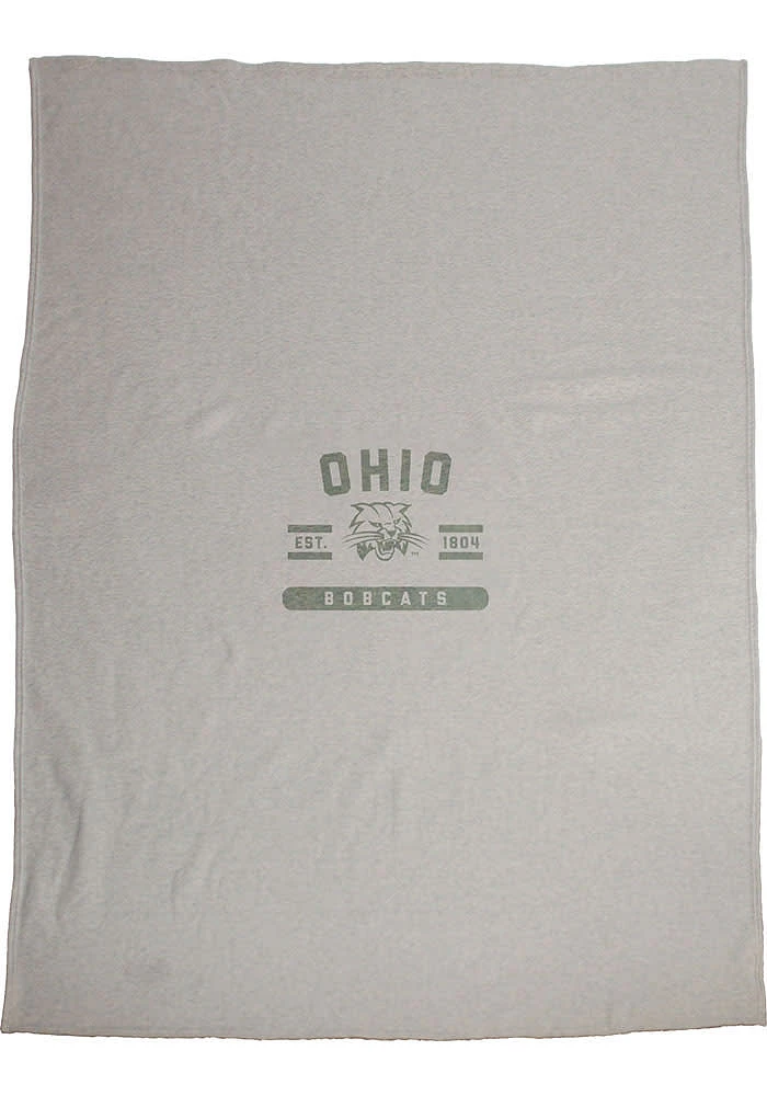 Ohio Bobcats Sublimated Sweatshirt Blanket