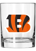 Cincinnati Bengals Satin Etch 14oz Rock Glass