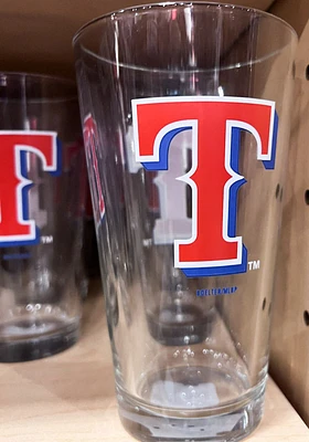 Texas Rangers 16OZ T Logo Pint Glass -