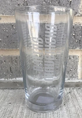 Dallas Mavericks 16OZ Satin Etch Vertical Logo Pint Glass -