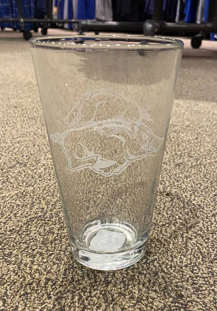 Arkansas Razorbacks 16OZ Pint Glass -