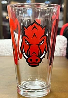 Arkansas Razorbacks 16OZ Overtime Pint Glass -