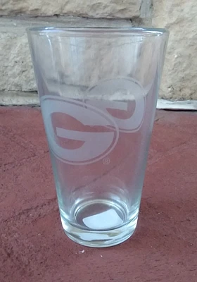 Georgia Bulldogs 16OZ Etch Pint Glass -