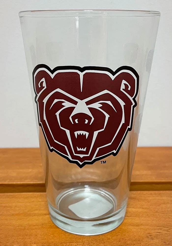 Missouri State Bears 16OZ Satin Etch Pint Glass -