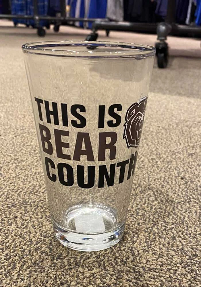 Missouri State Bears 16OZ Bear Logo Pint Glass -