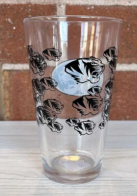 Missouri Tigers 16OZ Scatter Pint Glass -