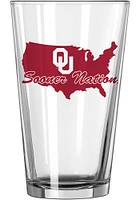 Oklahoma Sooners 16OZ Sooner Pint Glass -
