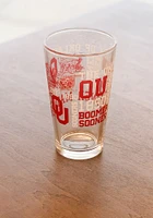 Oklahoma Sooners 16OZ Spirit Pint Glass -