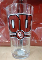 Oklahoma Sooners 16OZ Letterman Pint Glass -