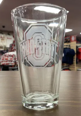 Ohio State Buckeyes 16OZ Etch Pint Glass -