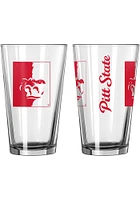 Pitt State Gorillas 16OZ Gameday Pint Glass - Red