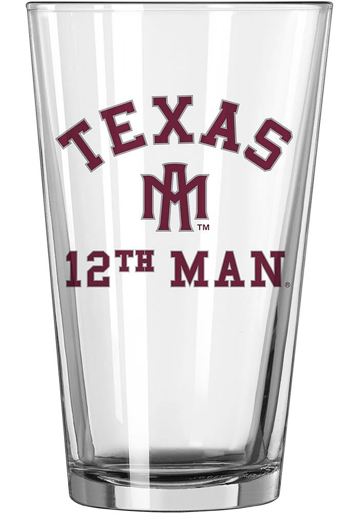 Texas A&M Aggies 16OZ 12th Man Pint Glass