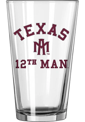 Texas A&M Aggies 16OZ 12th Man Pint Glass