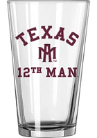Texas A&M Aggies 16OZ 12th Man Pint Glass