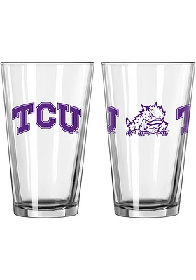 TCU Horned Frogs 16OZ Gameday Pint Glass - Purple