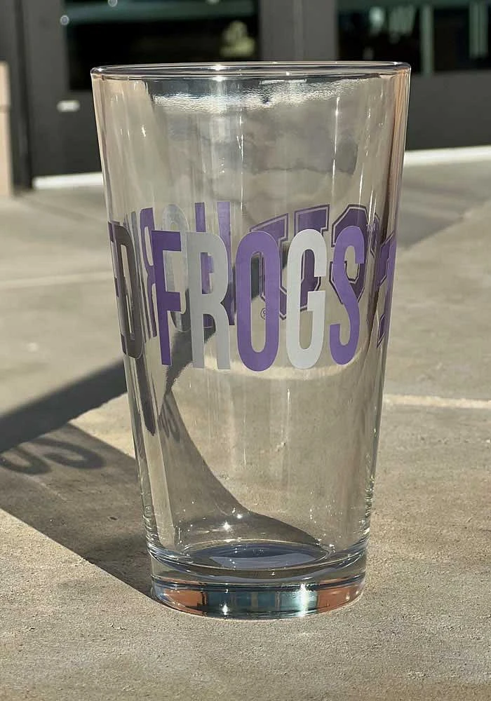 TCU Horned Frogs 16OZ Overtime Pint Glass -