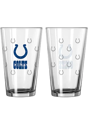 Indianapolis Colts 16OZ Satin Etch Pint Glass -