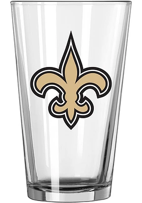 New Orleans Saints 16OZ Letterman Pint Glass - Gold