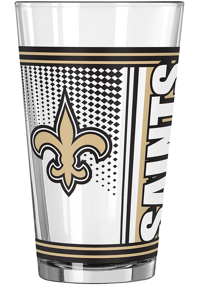 New Orleans Saints 16OZ Hero Pint Glass - Gold