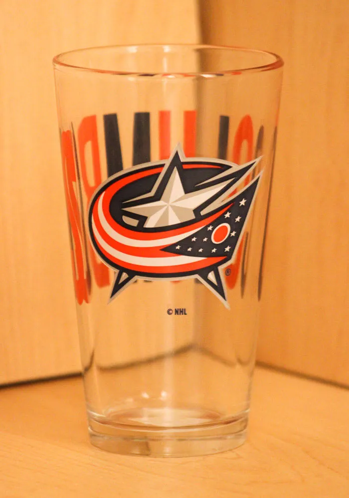 Columbus Blue Jackets 16OZ Overtime Pint Glass