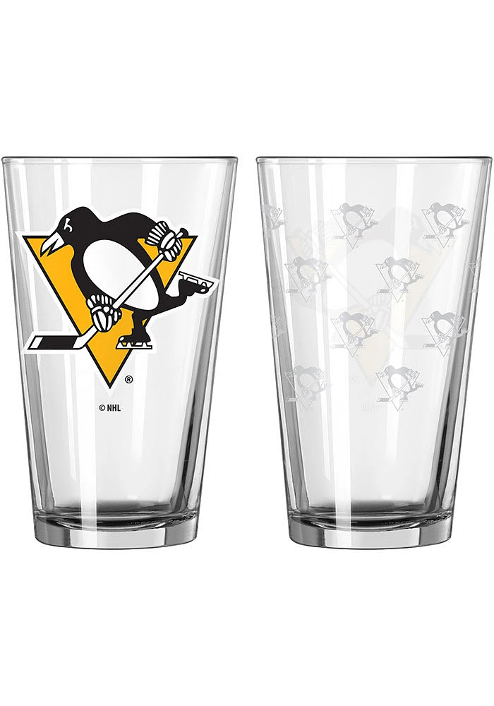 Philadelphia Flyers 16OZ Satin Etch Pint Glass
