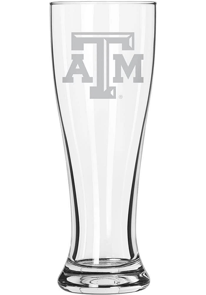 Texas A&M Aggies 16OZ Pilsner Glass - White
