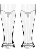 Texas Longhorns 16OZ Pilsner Glass - White