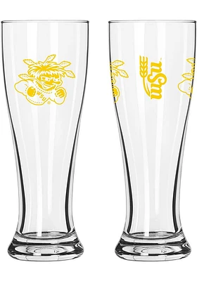 Wichita State Shockers 16OZ Gameday Pilsner Glass - Yellow
