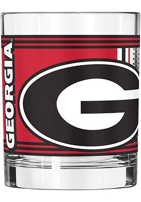 Georgia Bulldogs 14OZ Hero Rock Glass - Red