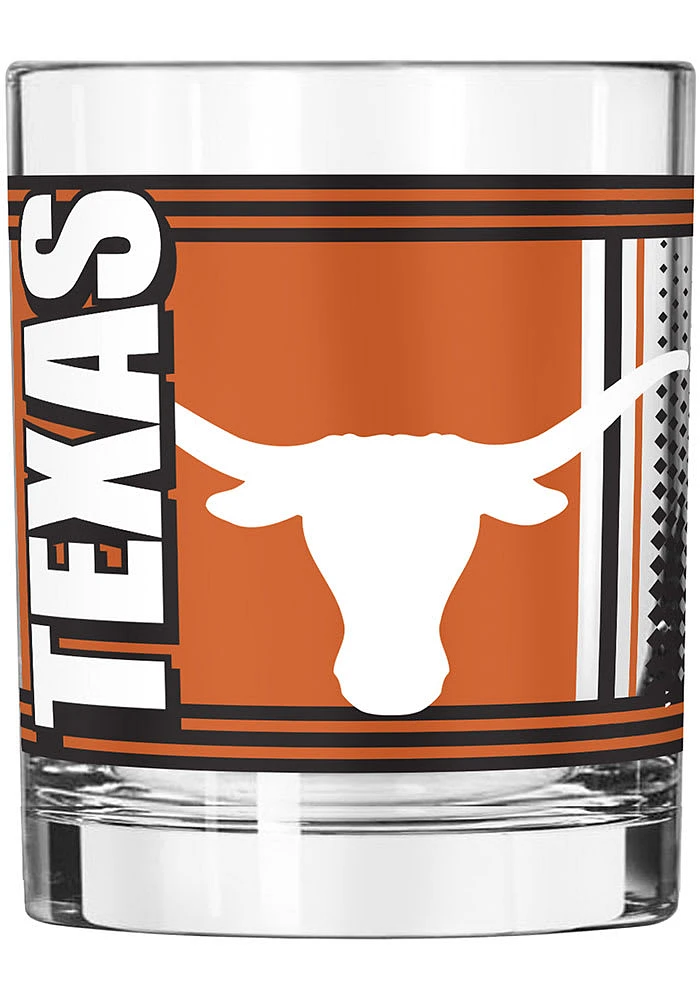 Texas Longhorns 14OZ Hero Rock Glass - Burnt Orange