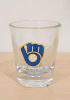 Milwaukee Brewers 2OZ Retro Satin Etch Shot Glass