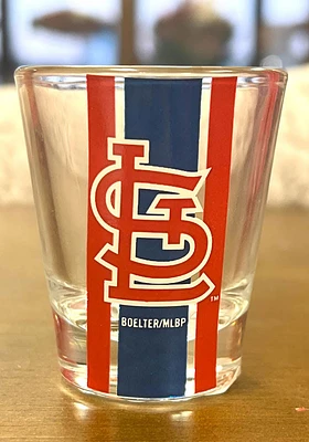St Louis Cardinals 2OZ Stripe Shot Glass