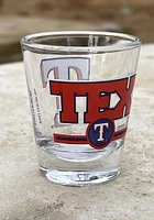 Texas Rangers 2OZ Letterman Shot Glass