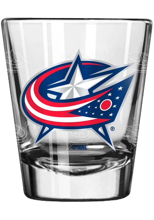 Columbus Blue Jackets Logo 2OZ Shot Glass