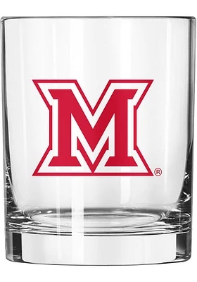 Miami RedHawks Gameday 14oz Rock Glass