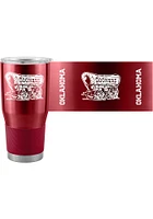 Logo Brands Oklahoma Sooners 30oz Sooner Wagon Stainless Steel Tumbler - Maroon